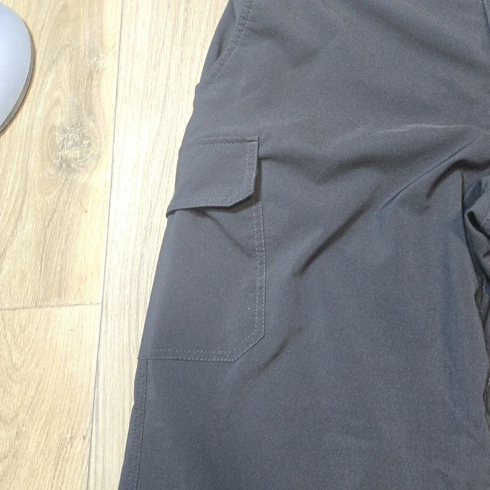 Eddie Bauer Travex Fleece Lined Thermal Travel Hiking Pants Mens 36x30 Black